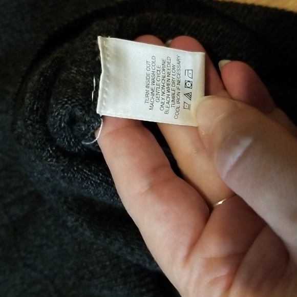 Geoffrey Beene gray long sleeve pullover sweater mens XL EUC - Picture 7 of 8